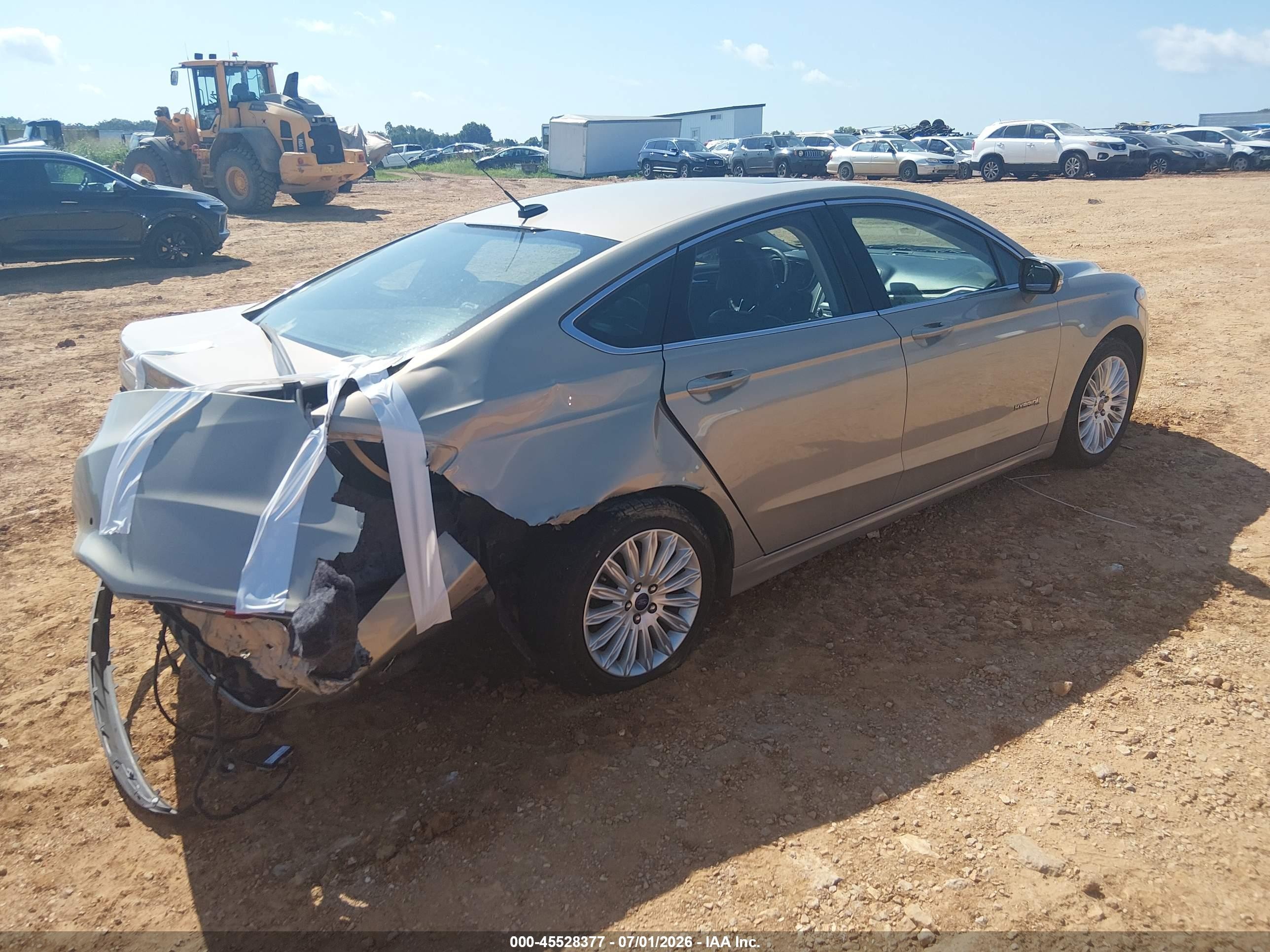 2015 Ford Fusion Hybrid Se Silver vin: 3FA6P0LU1FR248826