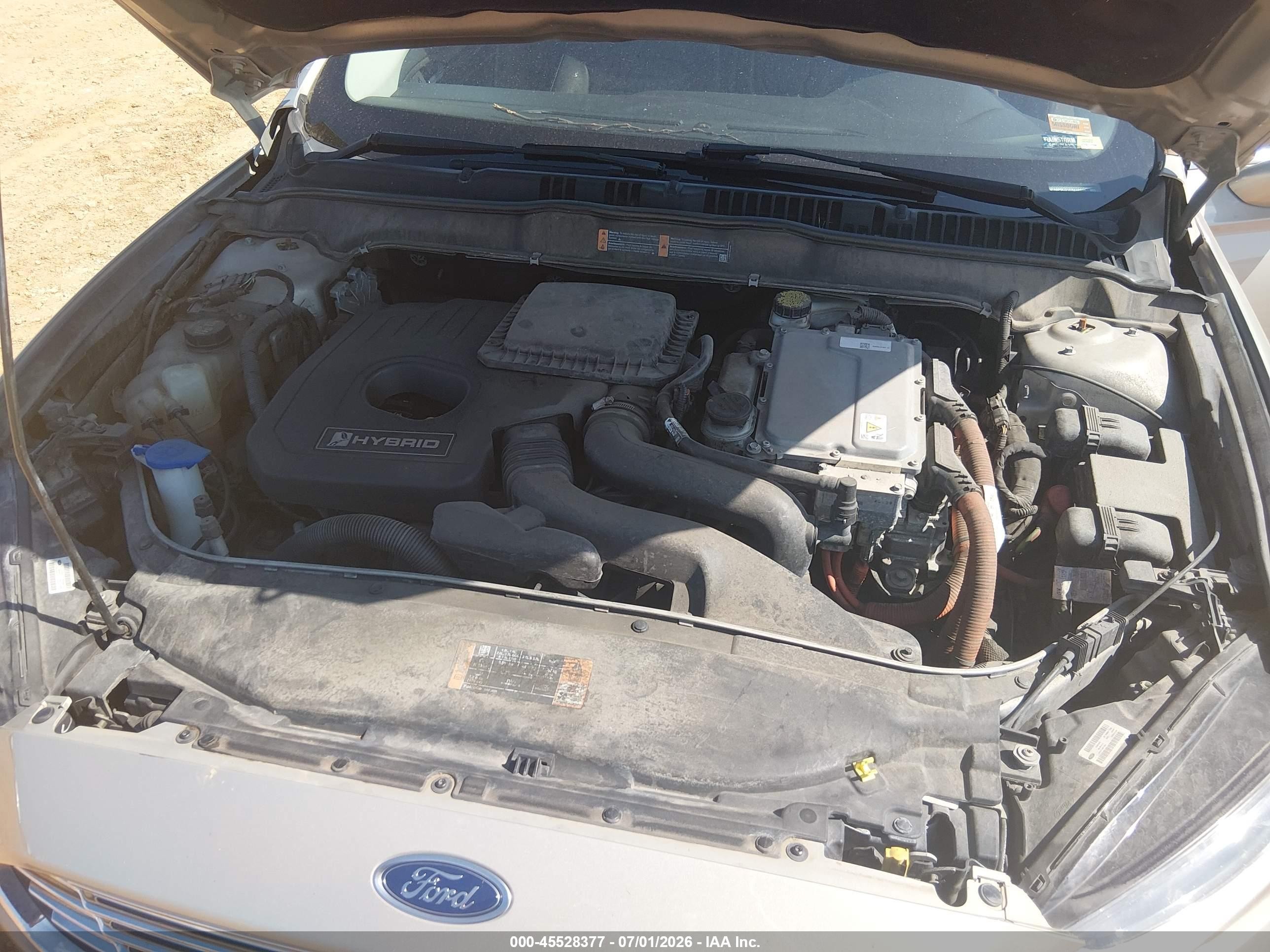 2015 Ford Fusion Hybrid Se Silver vin: 3FA6P0LU1FR248826