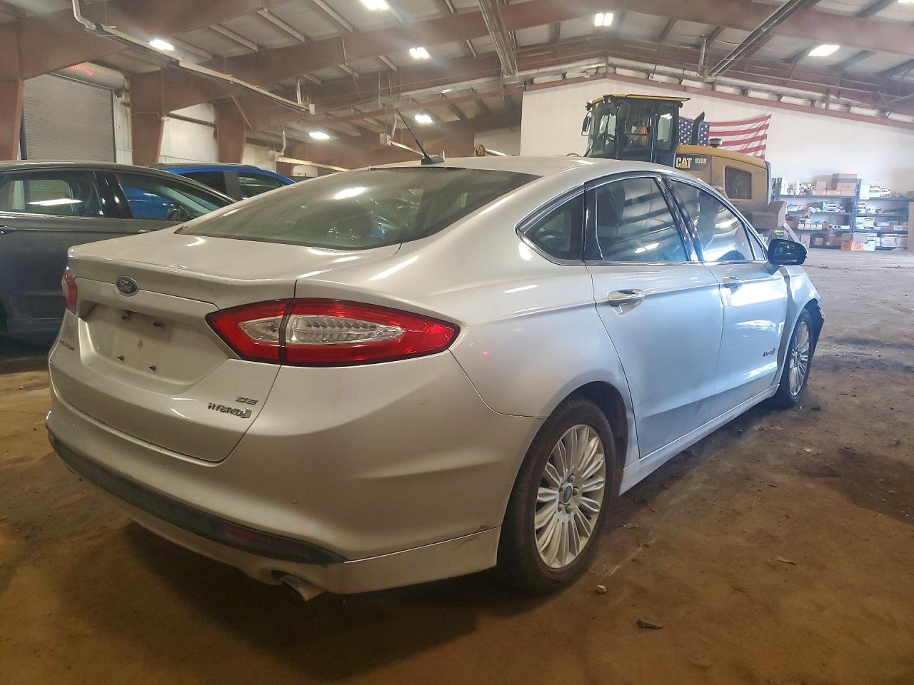 2015 Ford Fusion Se Hybrid Silver vin: 3FA6P0LU1FR307048