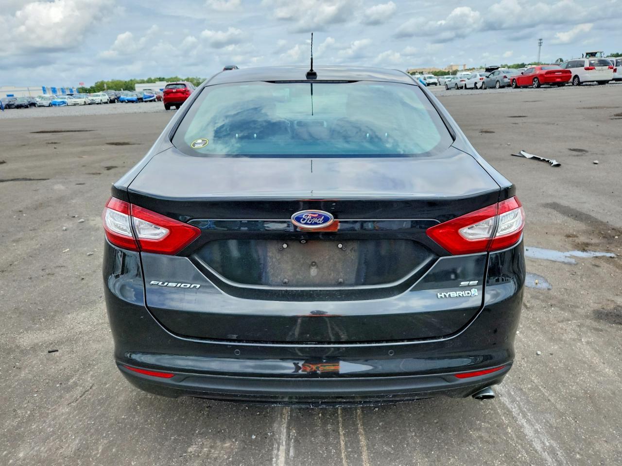 2015 Ford Fusion Se Hybrid Черный vin: 3FA6P0LU1FR310838