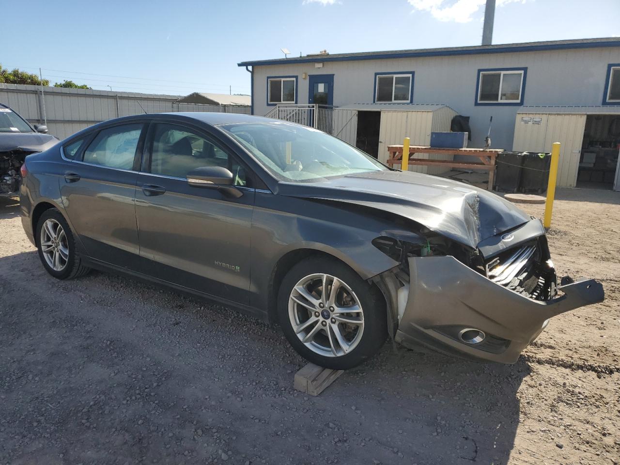 2016 Ford Fusion Se Hybrid Charcoal vin: 3FA6P0LU1GR123407
