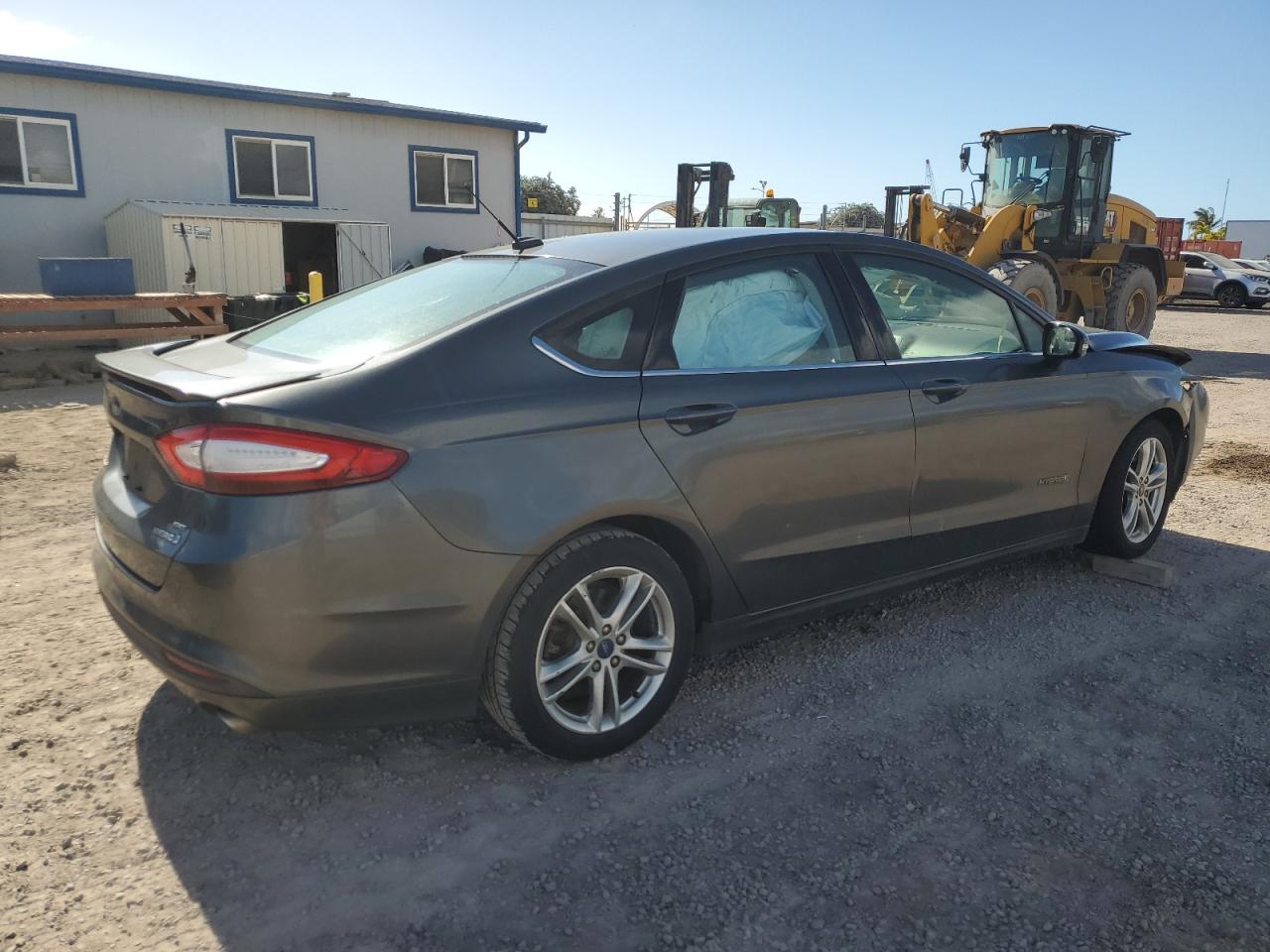 2016 Ford Fusion Se Hybrid Charcoal vin: 3FA6P0LU1GR123407
