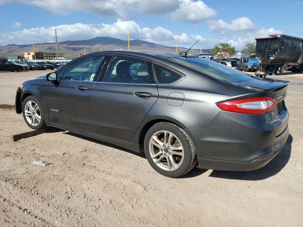 2016 Ford Fusion Se Hybrid Charcoal vin: 3FA6P0LU1GR123407