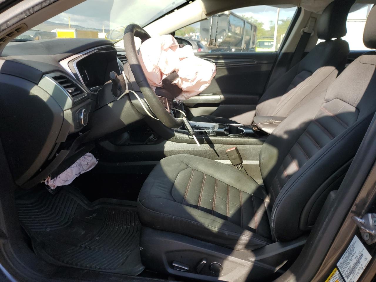 2016 Ford Fusion Se Hybrid Charcoal vin: 3FA6P0LU1GR123407