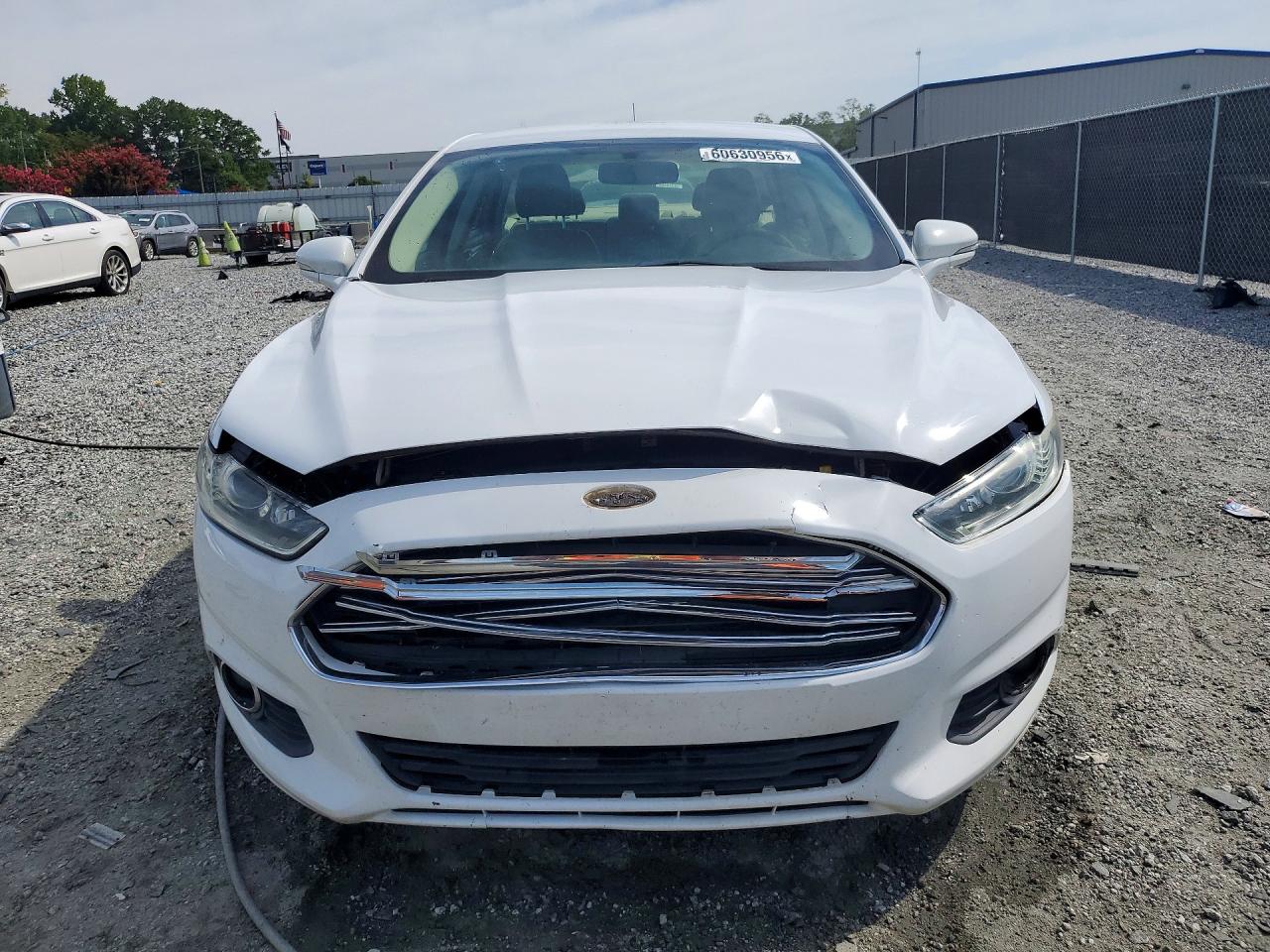 2016 Ford Fusion Se Hybrid White vin: 3FA6P0LU1GR387873