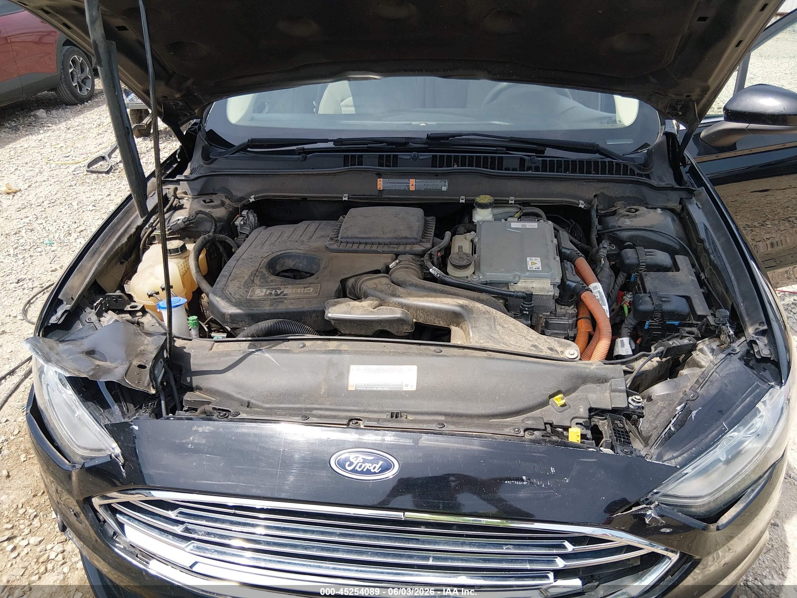 2017 Ford Fusion Hybrid Se Black vin: 3FA6P0LU1HR315573