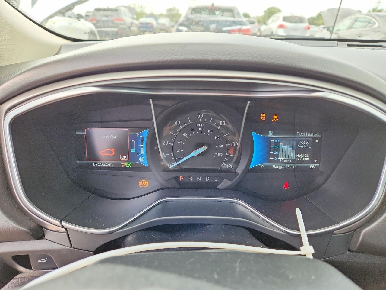 2018 Ford Fusion Se Hybrid White vin: 3FA6P0LU1JR172081