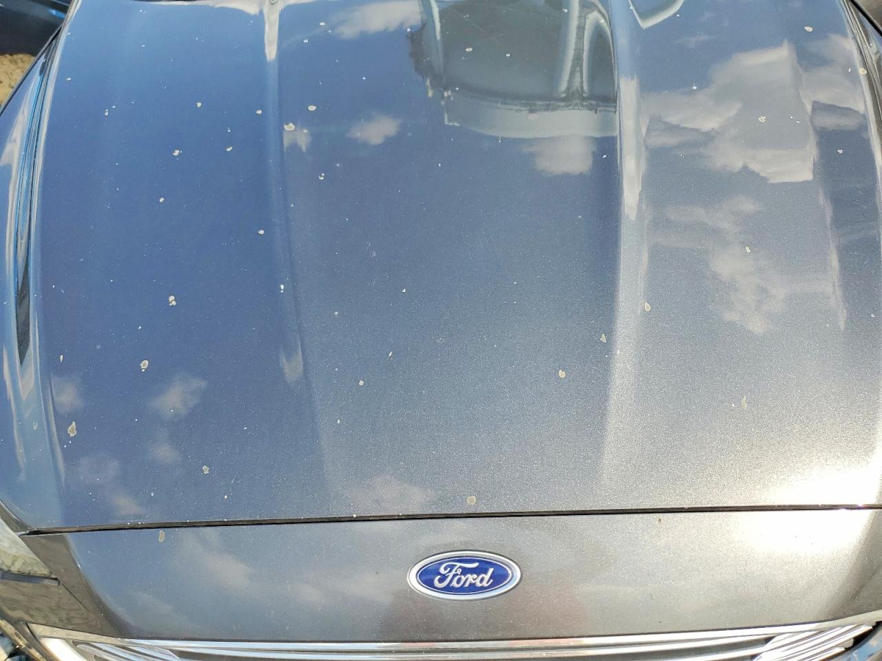 2019 Ford Fusion Se Gray vin: 3FA6P0LU1KR146162