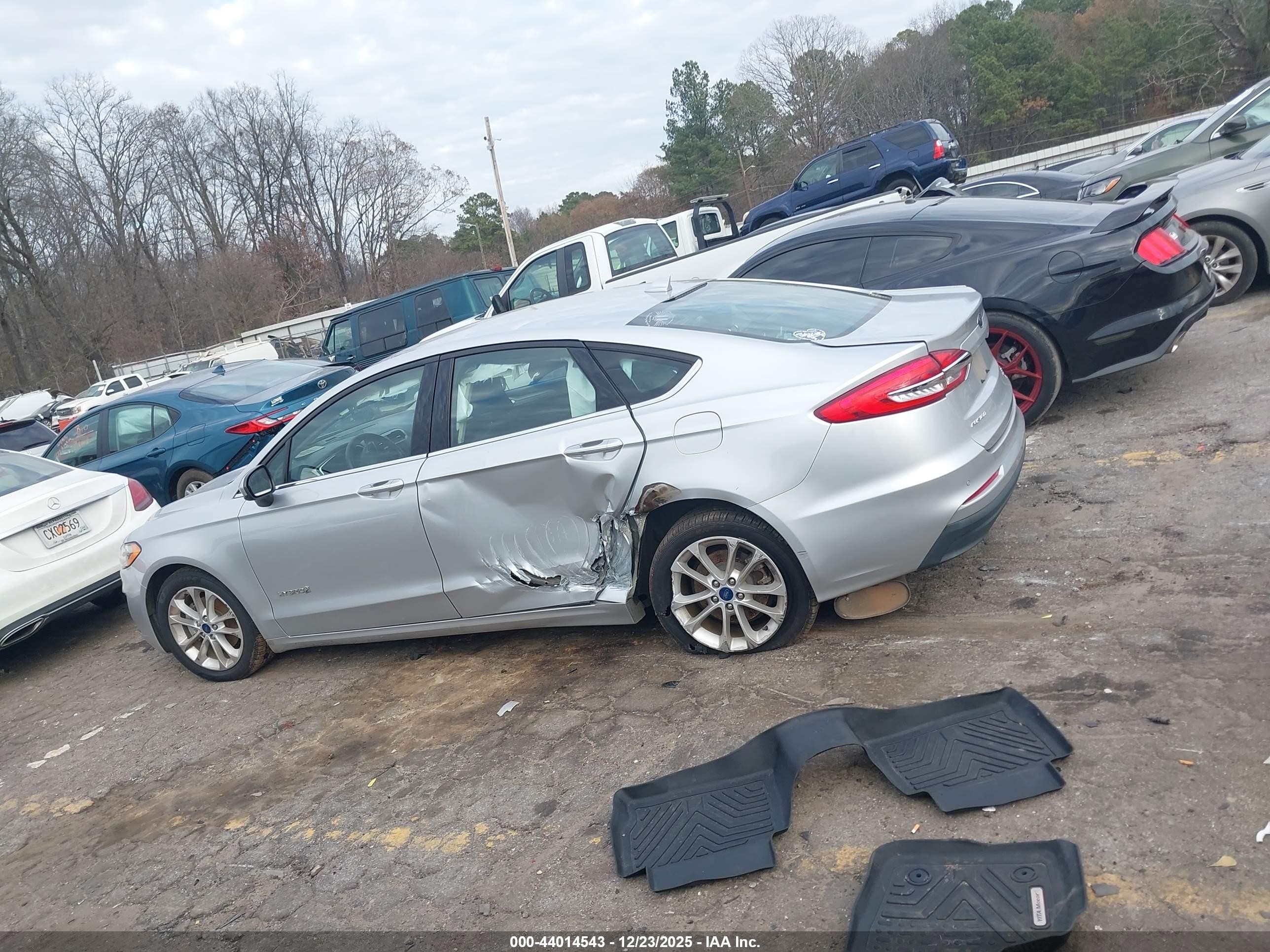 2019 Ford Fusion Hybrid Se Silver vin: 3FA6P0LU1KR179968