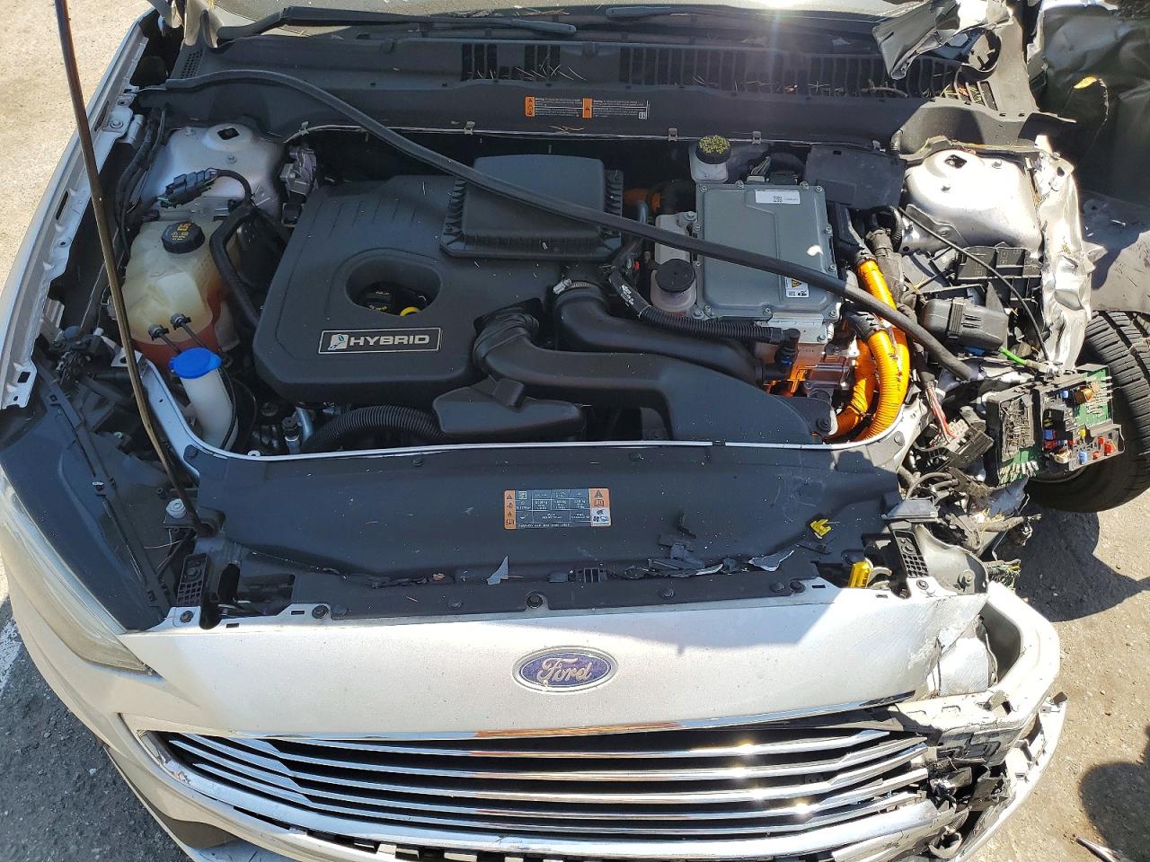 2019 Ford Fusion Se Silver vin: 3FA6P0LU1KR268908