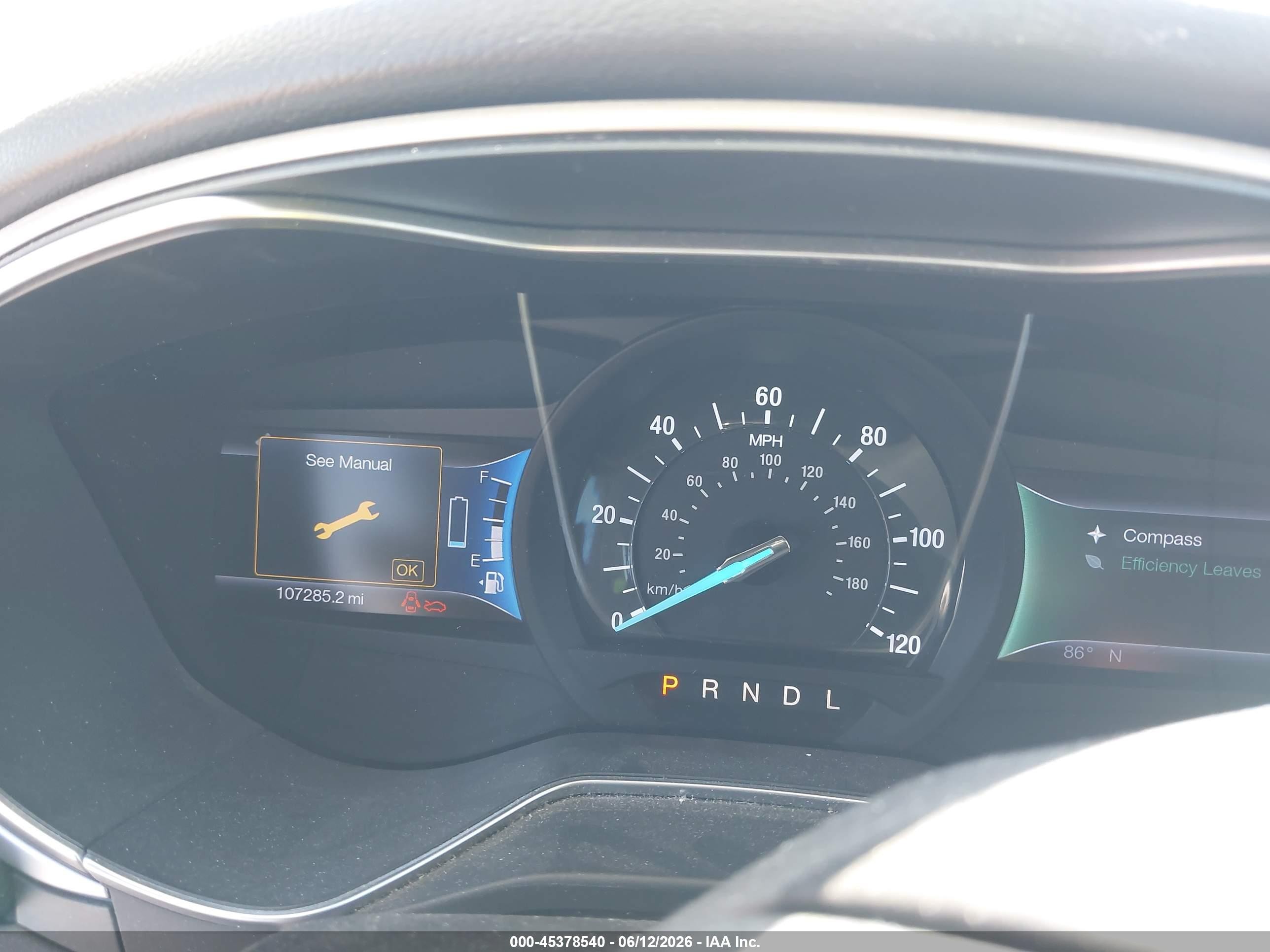 2013 Ford Fusion Hybrid Se Бирюзовый vin: 3FA6P0LU2DR148974