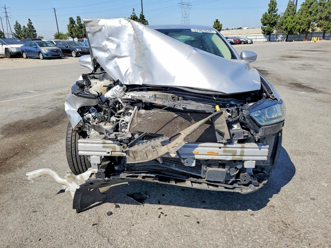 2013 Ford Fusion Se Hybrid Silver vin: 3FA6P0LU2DR157383