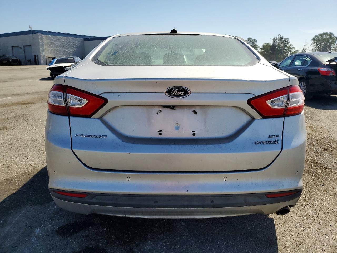 2013 Ford Fusion Se Hybrid Silver vin: 3FA6P0LU2DR157383