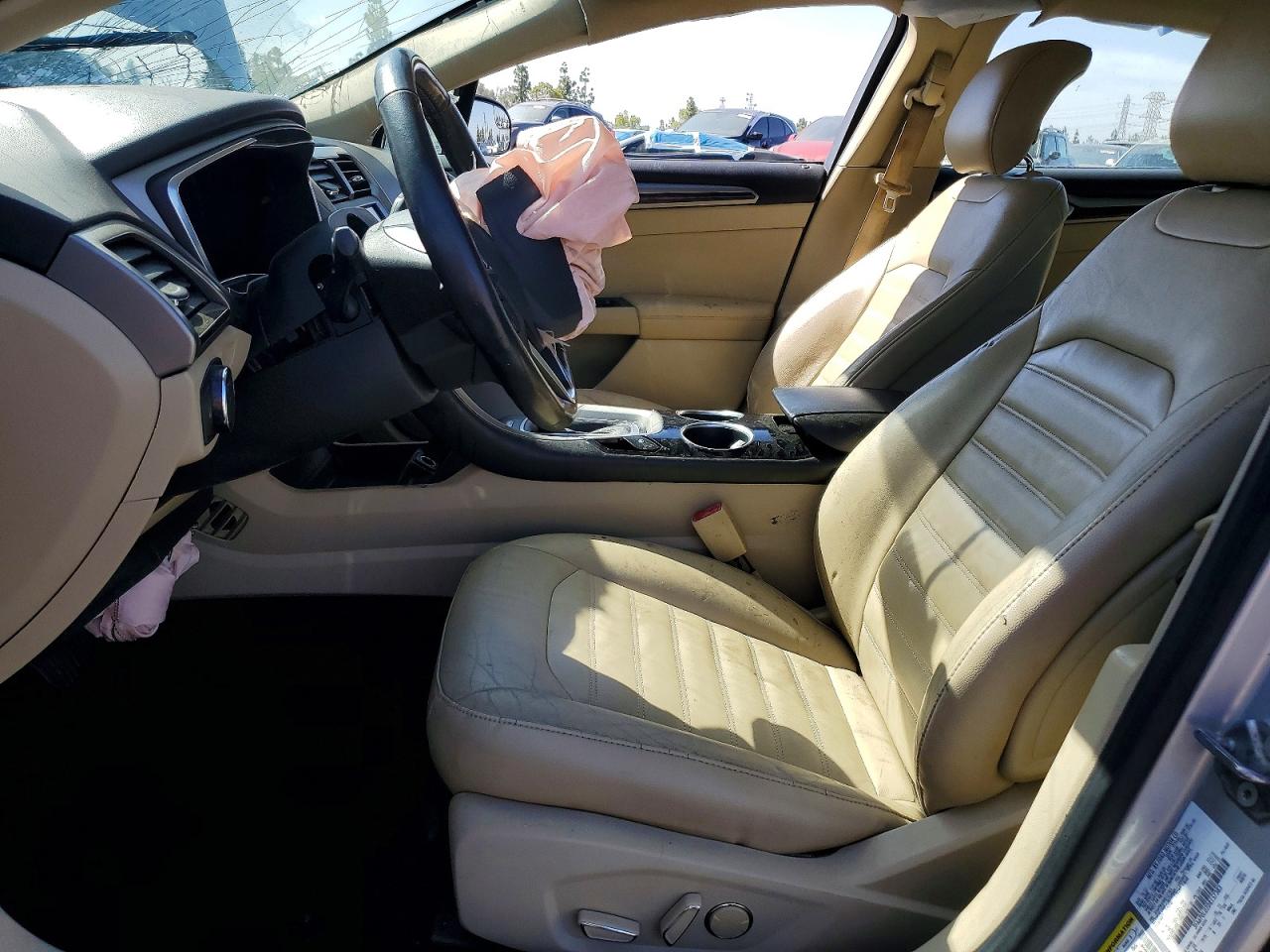 2013 Ford Fusion Se Hybrid Silver vin: 3FA6P0LU2DR157383