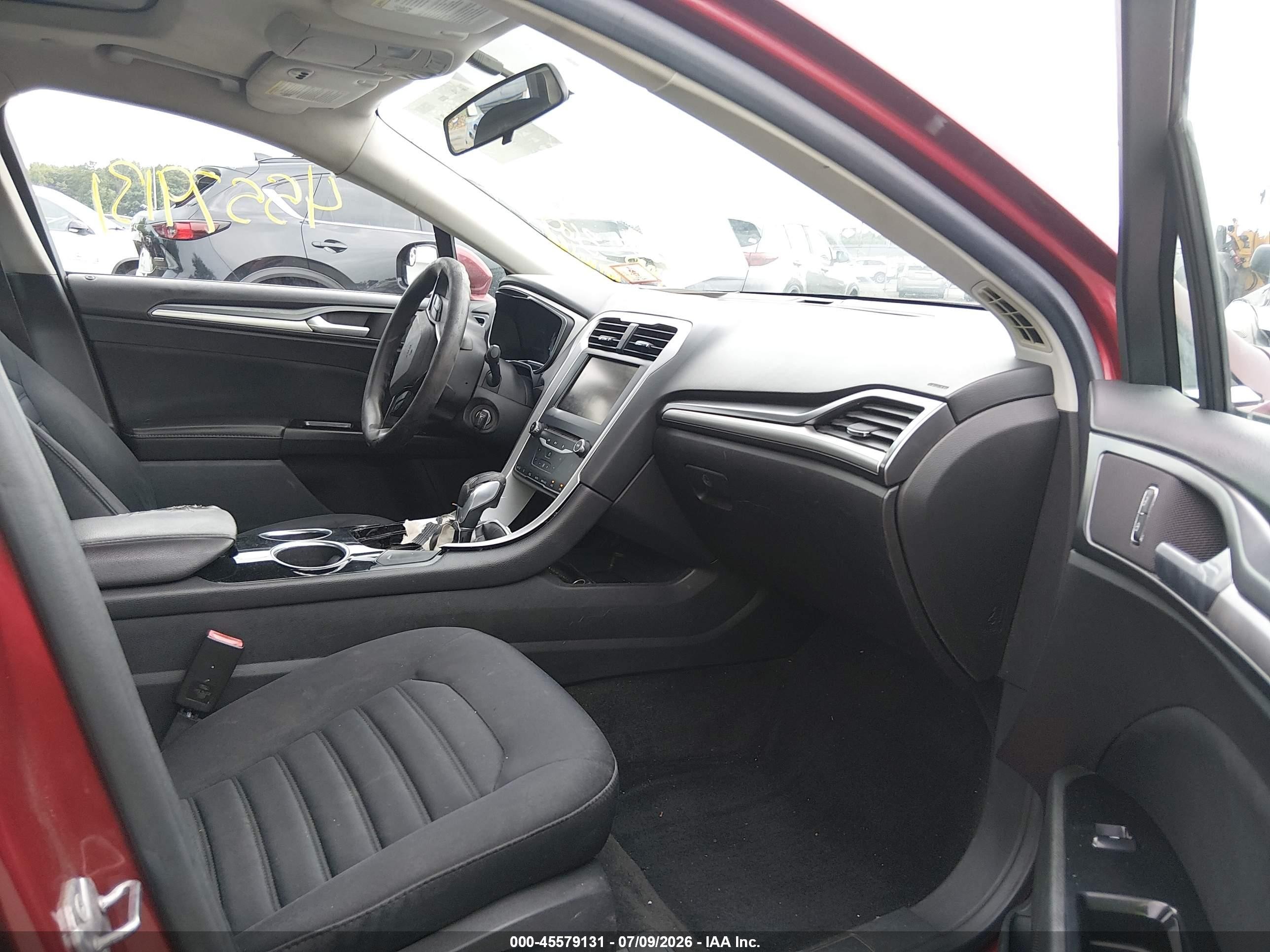 2013 Ford Fusion Hybrid Se Red vin: 3FA6P0LU2DR197009