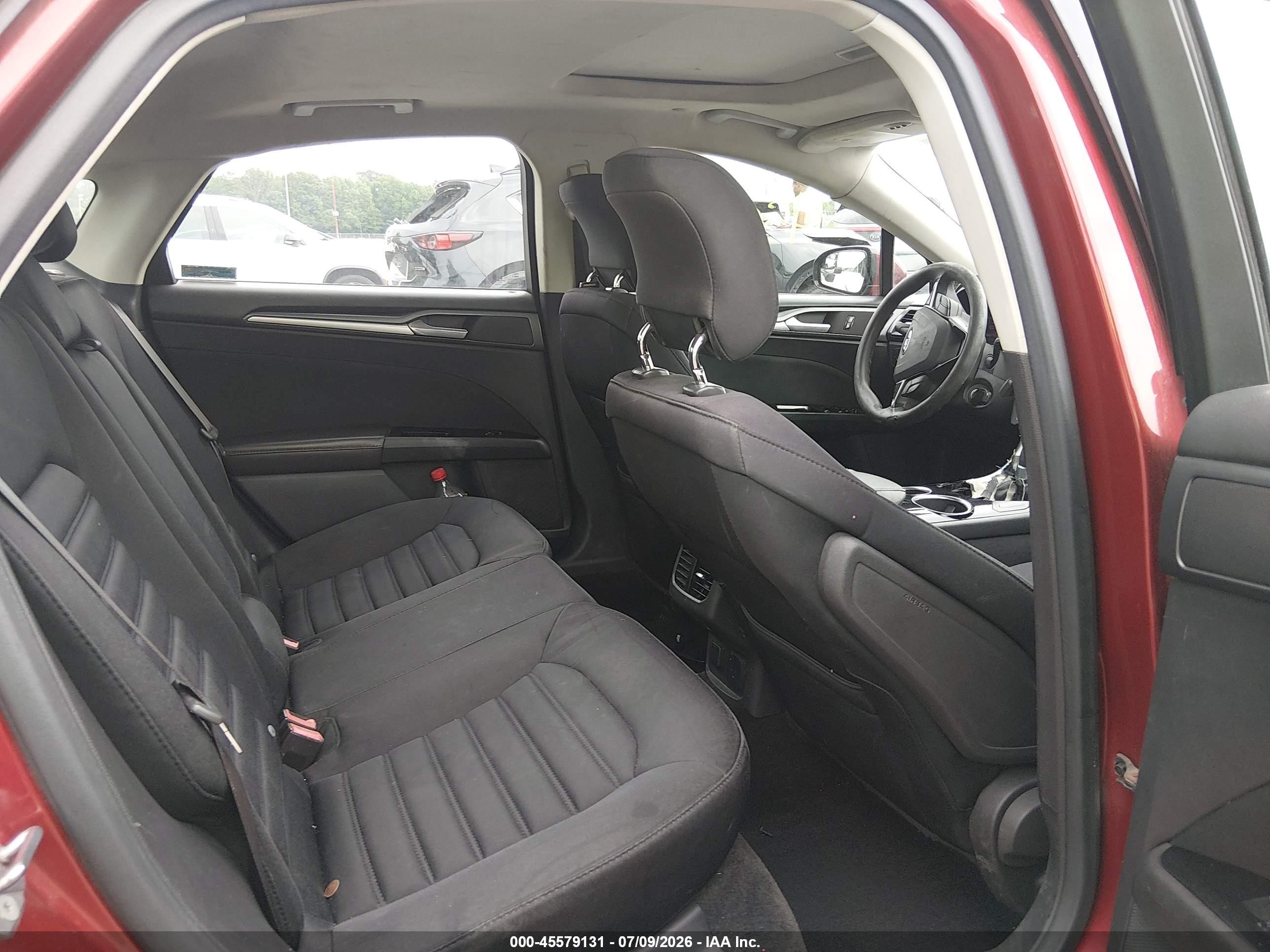 2013 Ford Fusion Hybrid Se Red vin: 3FA6P0LU2DR197009