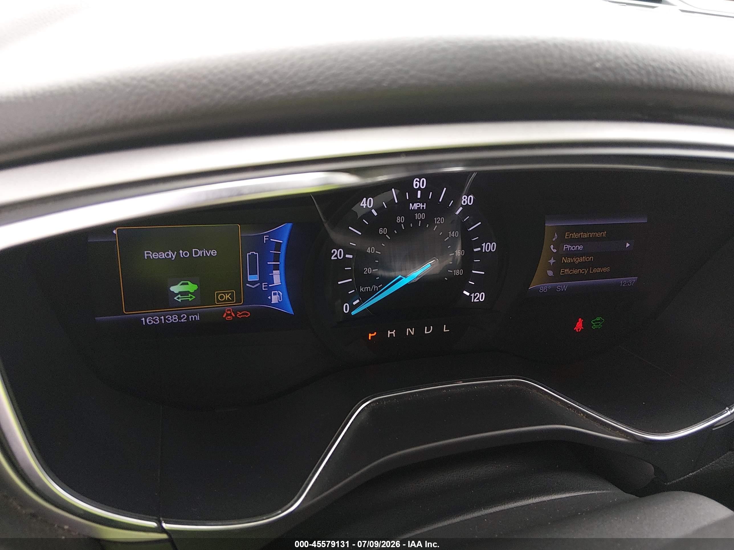 2013 Ford Fusion Hybrid Se Red vin: 3FA6P0LU2DR197009