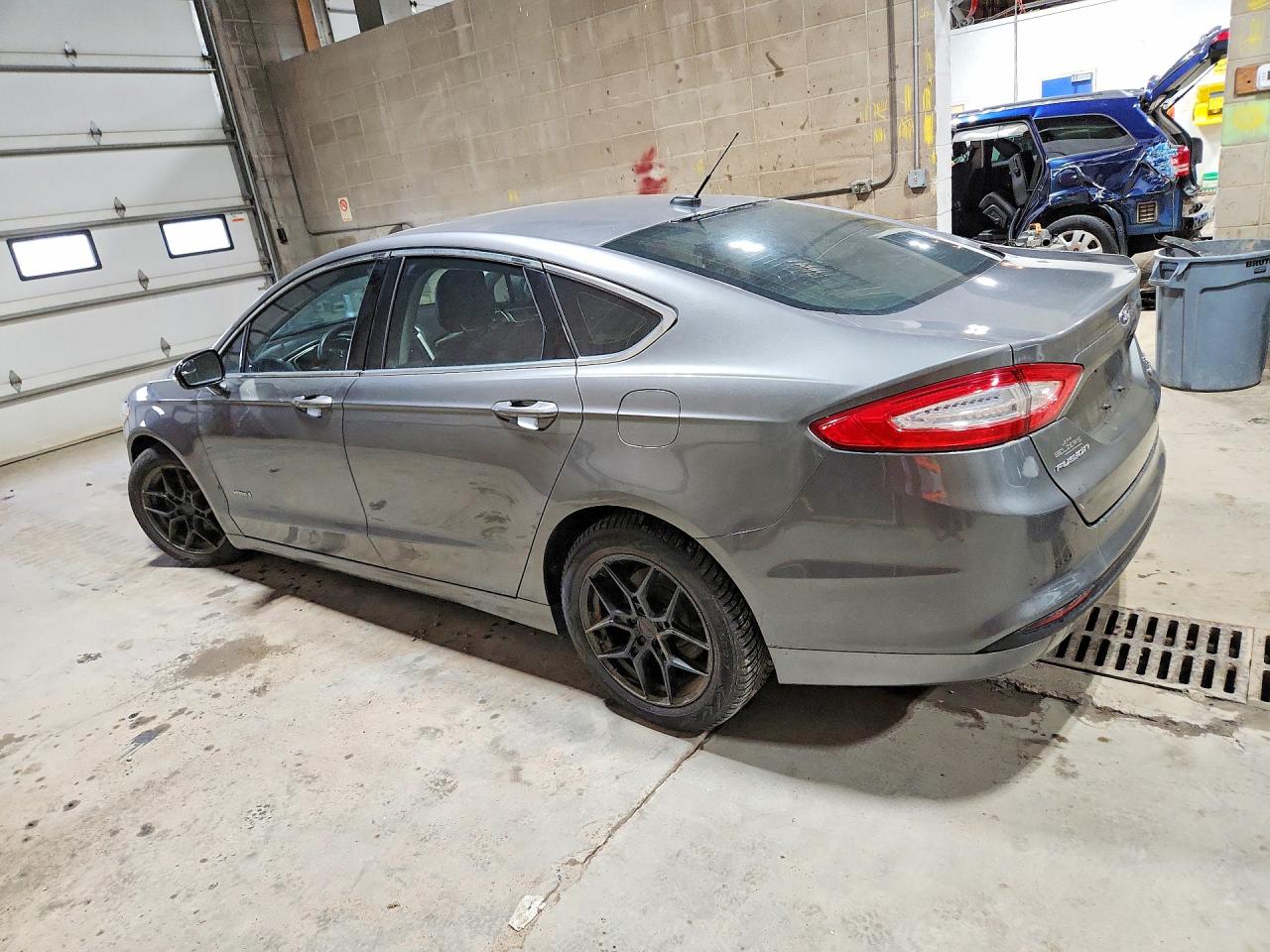 2013 Ford Fusion Se Hybrid Gray vin: 3FA6P0LU2DR227271