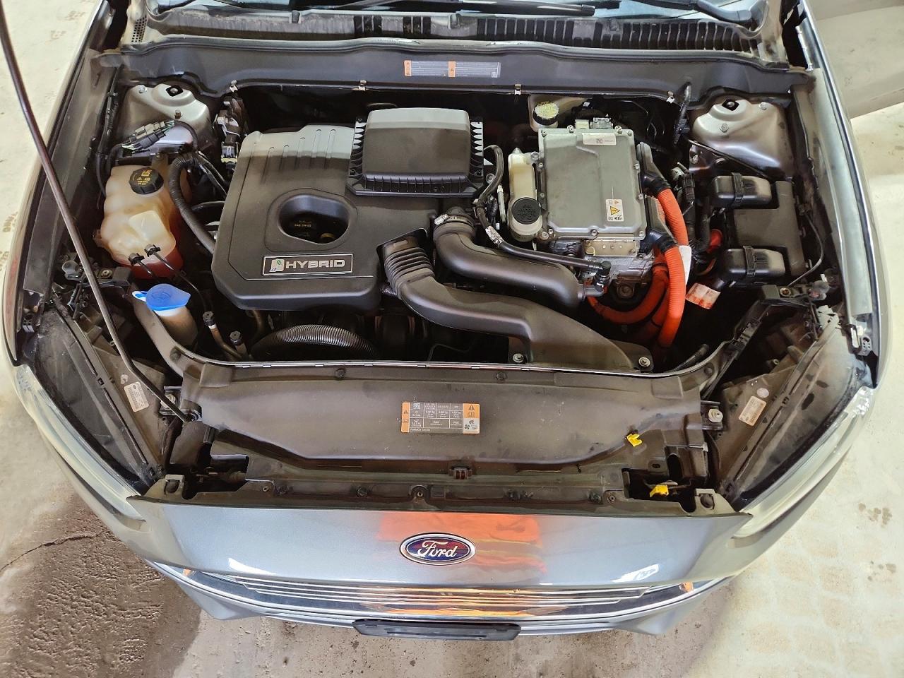 2013 Ford Fusion Se Hybrid Gray vin: 3FA6P0LU2DR227271