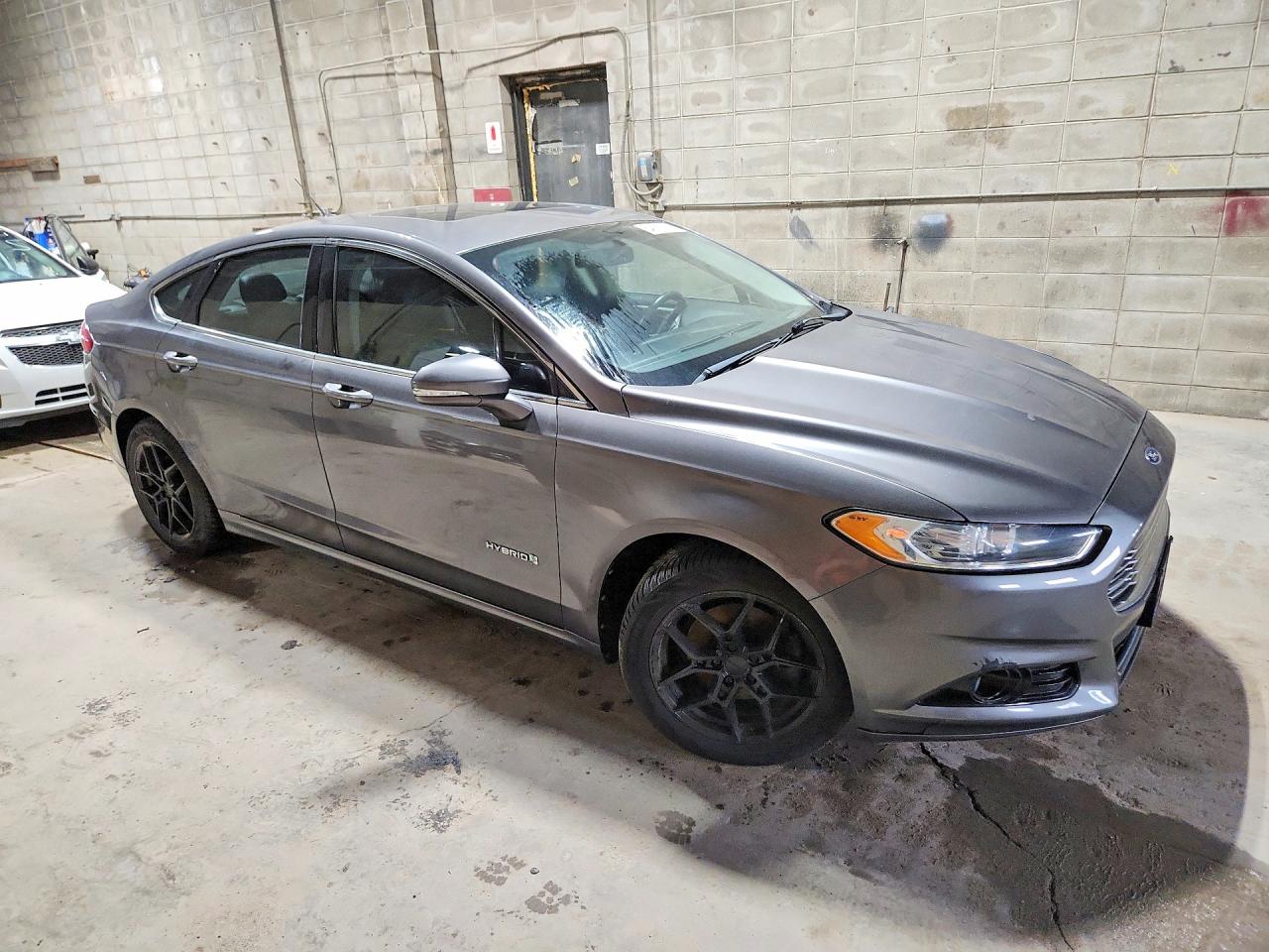 2013 Ford Fusion Se Hybrid Gray vin: 3FA6P0LU2DR227271
