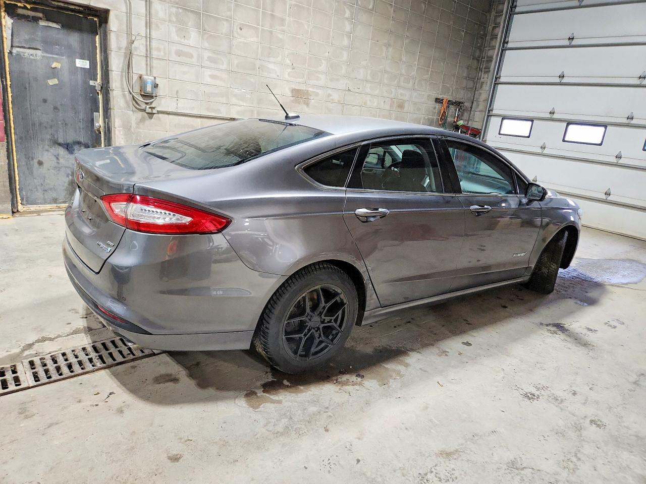 2013 Ford Fusion Se Hybrid Gray vin: 3FA6P0LU2DR227271