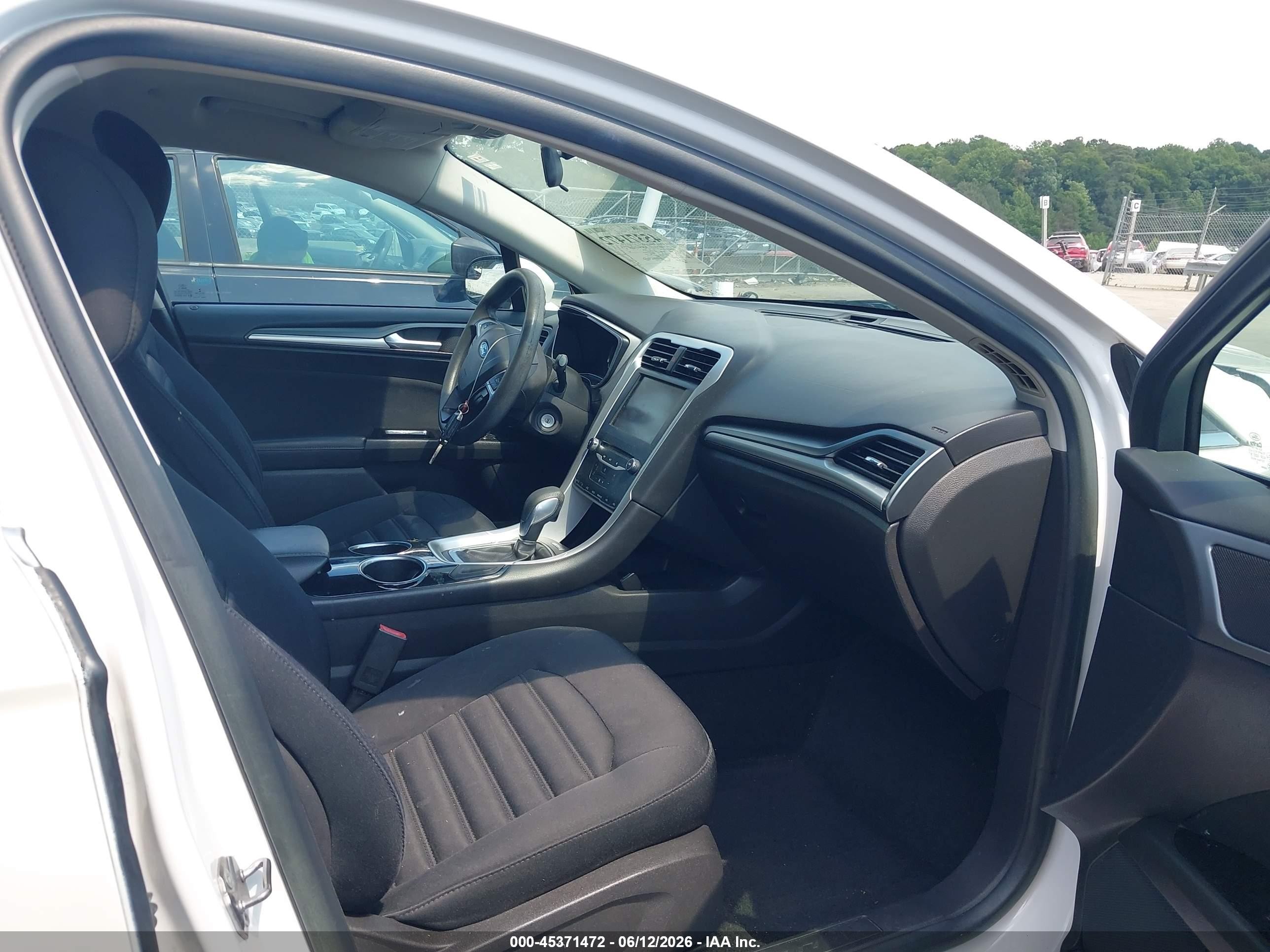 2013 Ford Fusion Hybrid Se White vin: 3FA6P0LU2DR233314