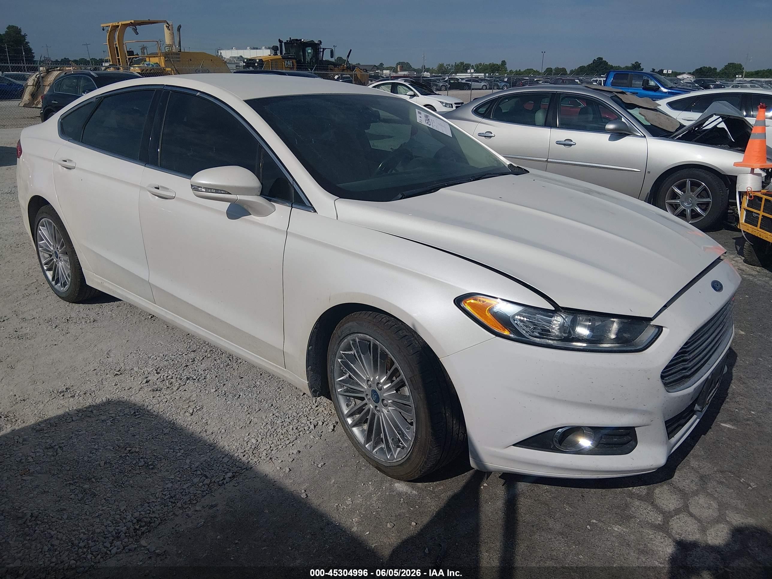 2013 Ford Fusion Hybrid Se Белый vin: 3FA6P0LU2DR266328