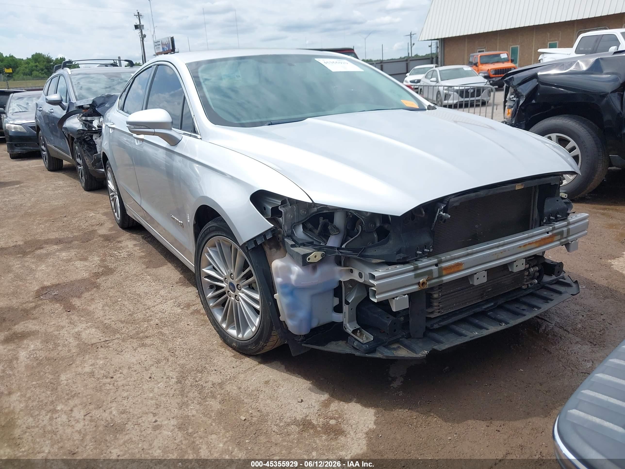 2013 Ford Fusion Hybrid Se Silver vin: 3FA6P0LU2DR272999