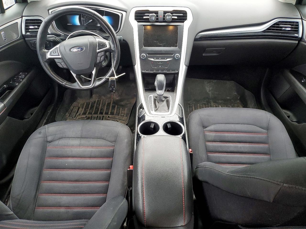 2013 Ford Fusion Se Hybrid White vin: 3FA6P0LU2DR322316