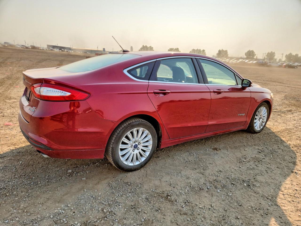 2013 Ford Fusion Se Hybrid Red vin: 3FA6P0LU2DR333705