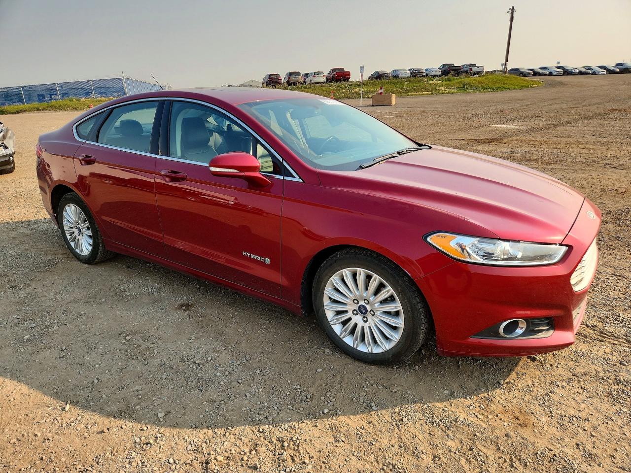 2013 Ford Fusion Se Hybrid Red vin: 3FA6P0LU2DR333705