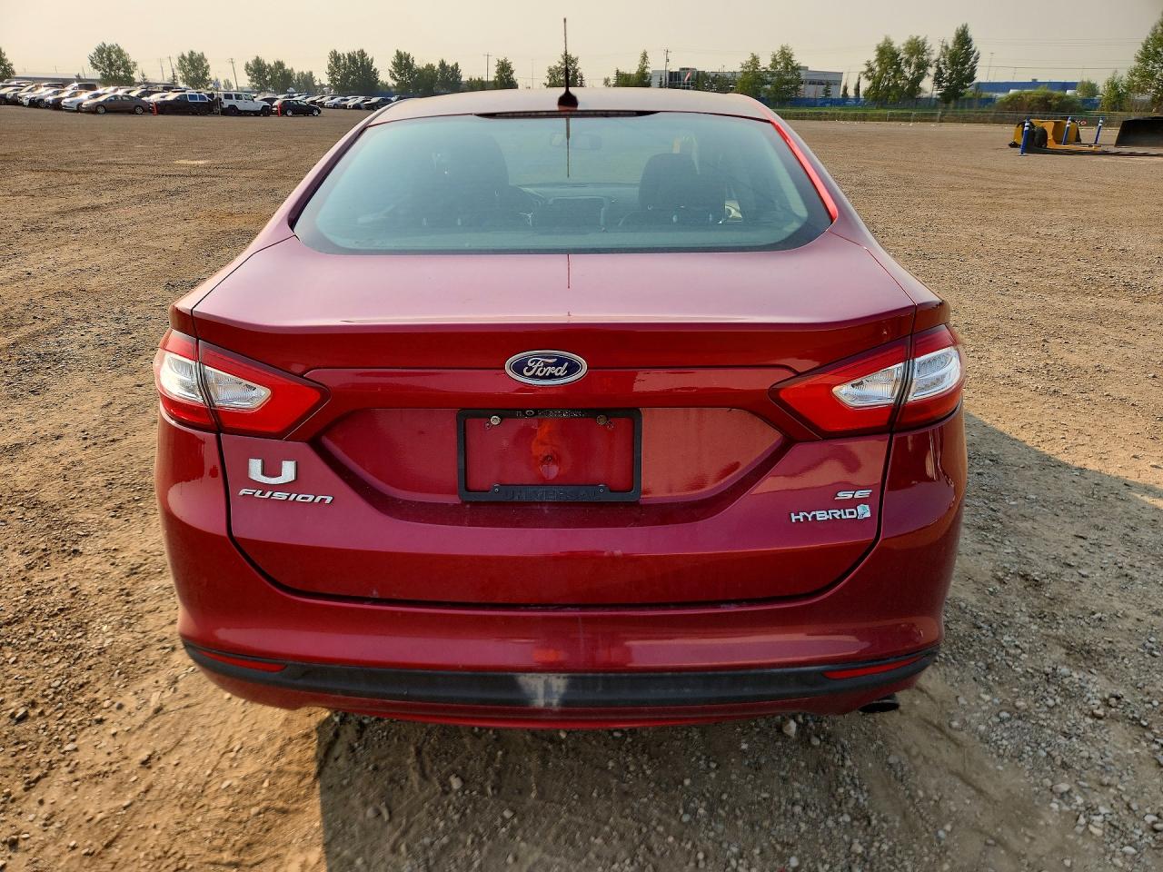 2013 Ford Fusion Se Hybrid Red vin: 3FA6P0LU2DR333705