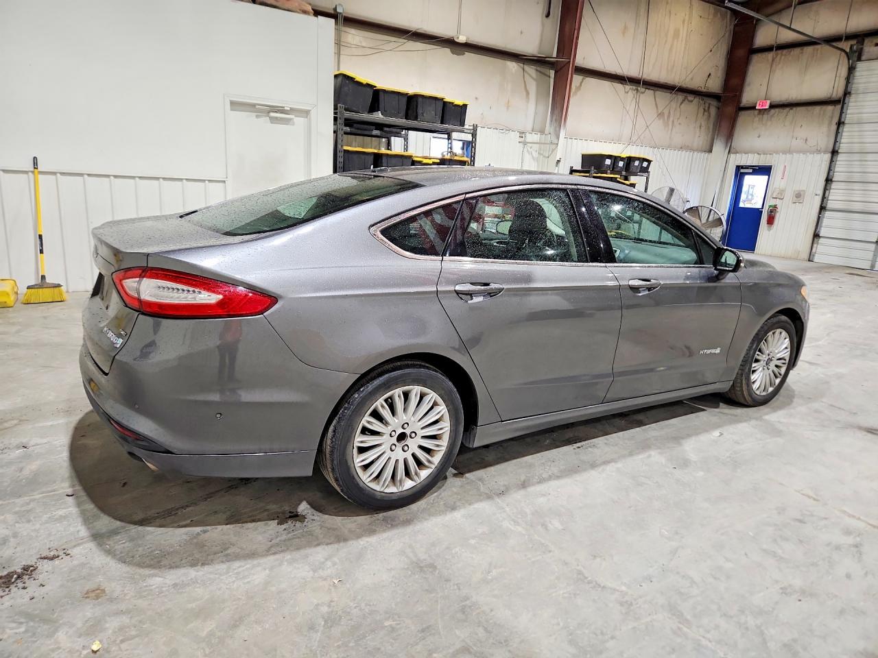 2013 Ford Fusion Se Hybrid Gray vin: 3FA6P0LU2DR352058