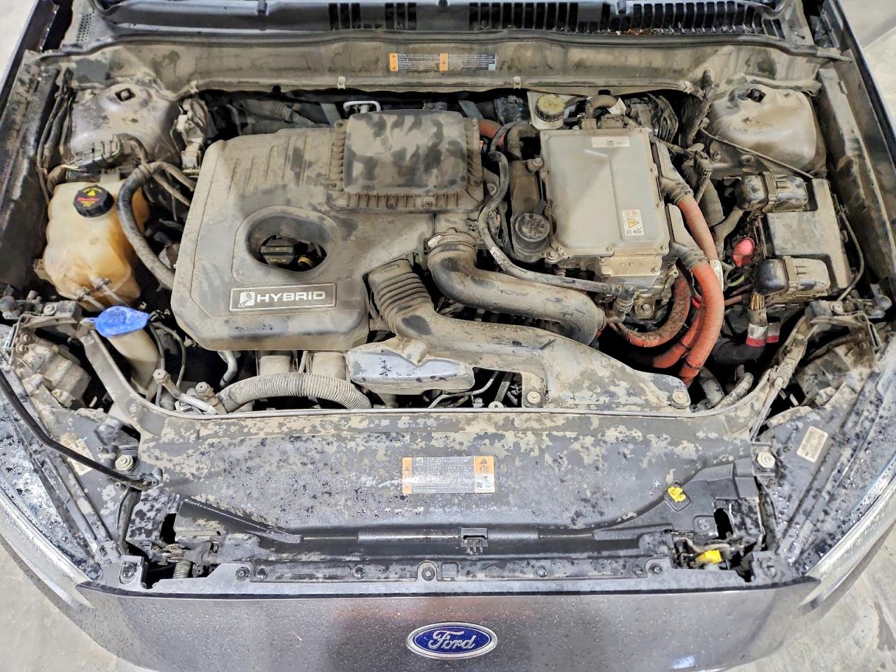 2013 Ford Fusion Se Hybrid Gray vin: 3FA6P0LU2DR352058