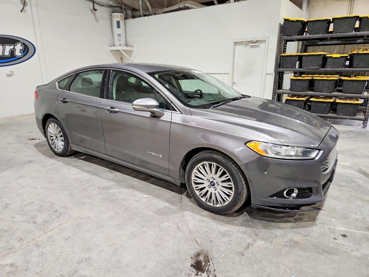 2013 Ford Fusion Se Hybrid Gray vin: 3FA6P0LU2DR352058