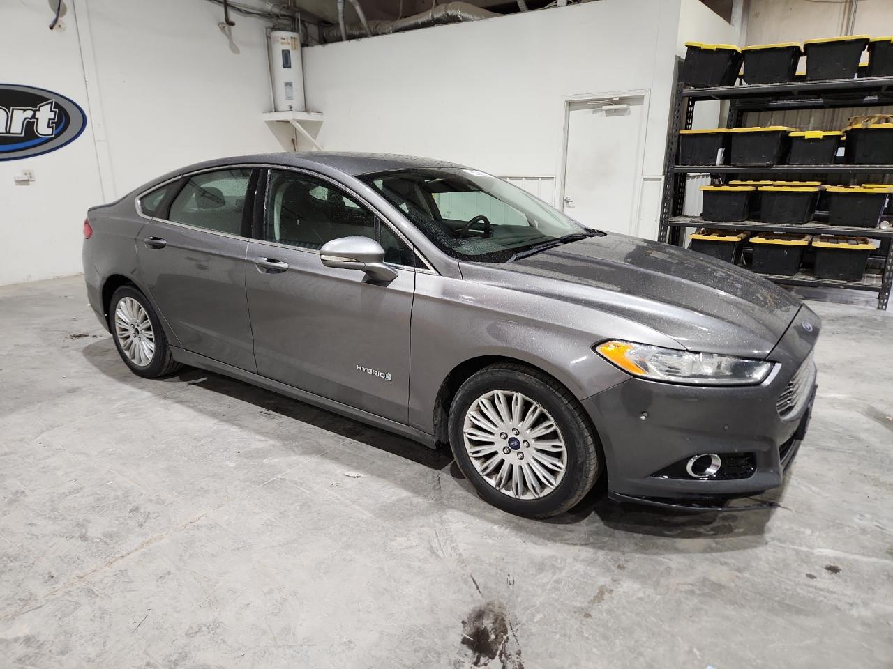 2013 Ford Fusion Se Hybrid Gray vin: 3FA6P0LU2DR352058 Damage: Right Front Wheel, Curb Rash, > 12 Inches