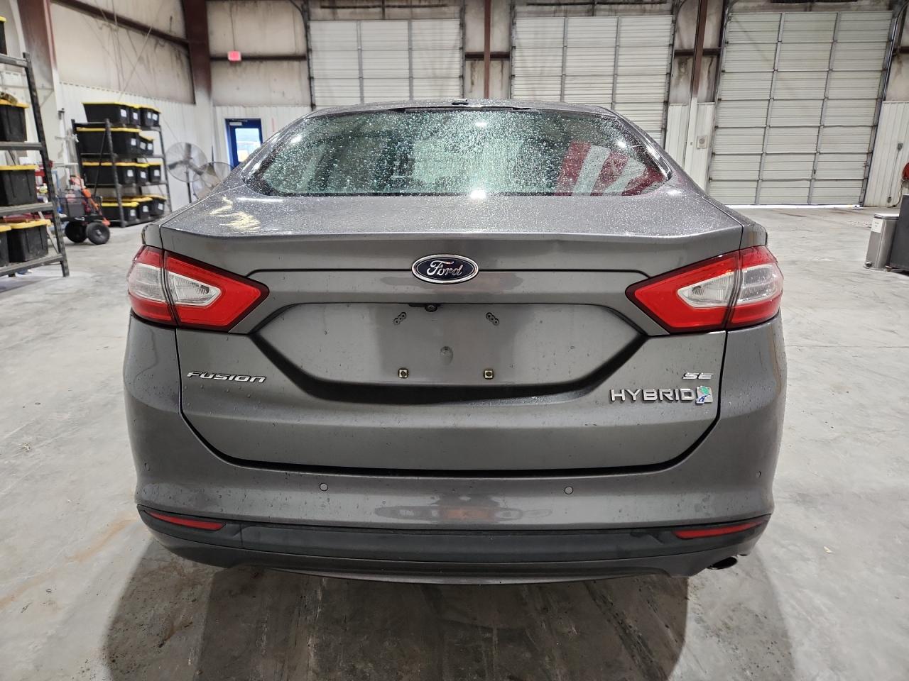 2013 Ford Fusion Se Hybrid Gray vin: 3FA6P0LU2DR352058 Damage: Deck Lid, Dent(S) W/No Paint Dmg, 2 To 3 Inches