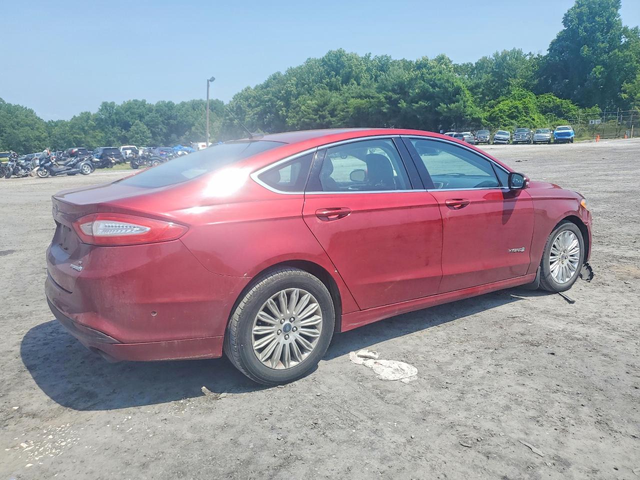 2013 Ford Fusion Se Hybrid Красный vin: 3FA6P0LU2DR355381