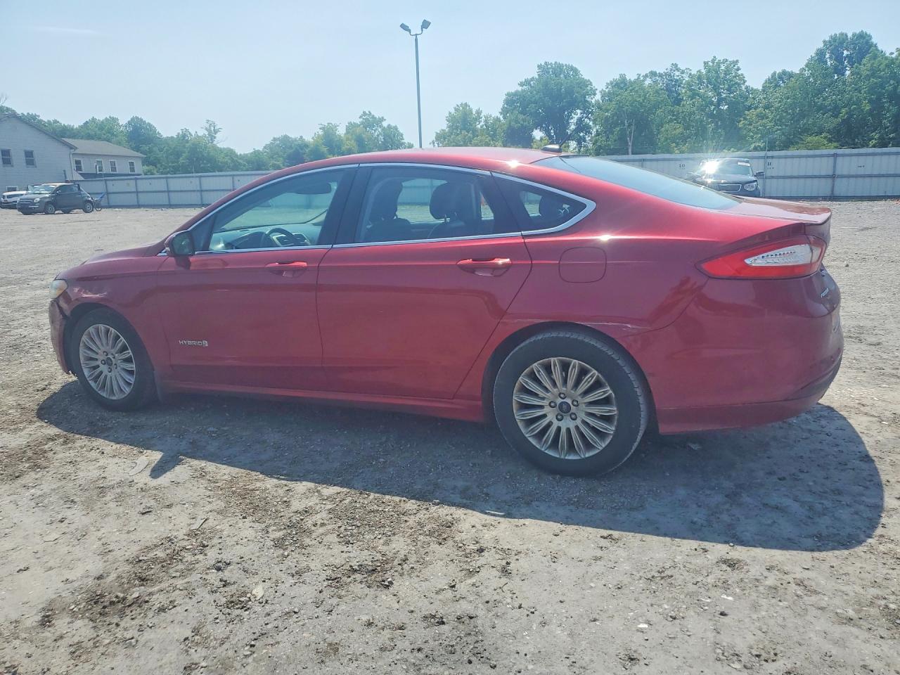 2013 Ford Fusion Se Hybrid Красный vin: 3FA6P0LU2DR355381