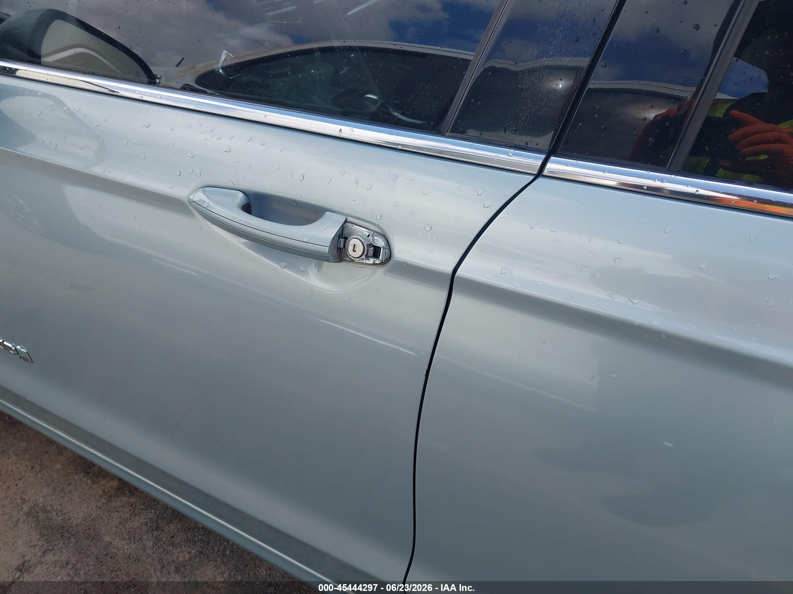 2013 Ford Fusion Hybrid Se Light Blue vin: 3FA6P0LU2DR375355