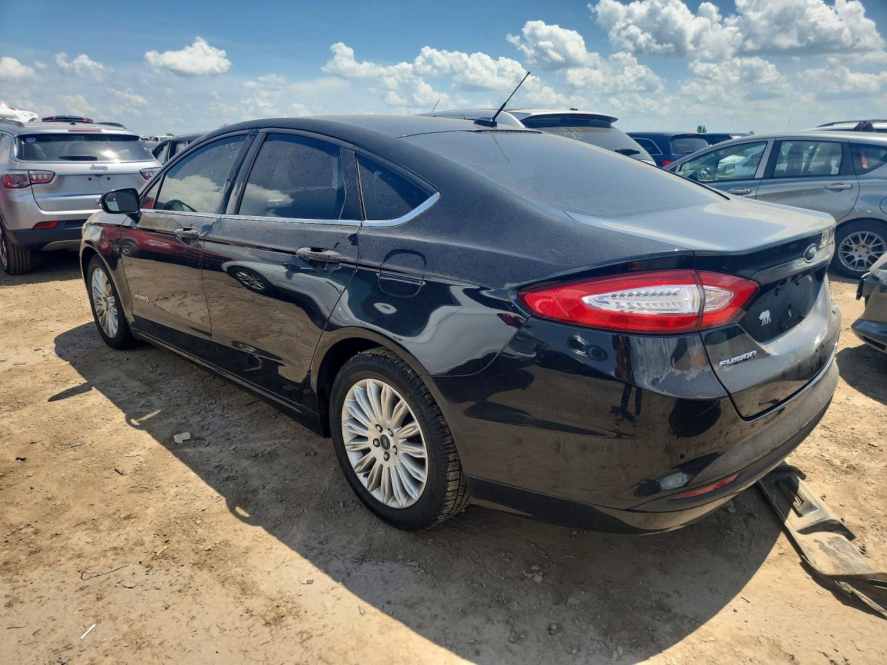 2014 Ford Fusion Se Hybrid Черный vin: 3FA6P0LU2ER190112