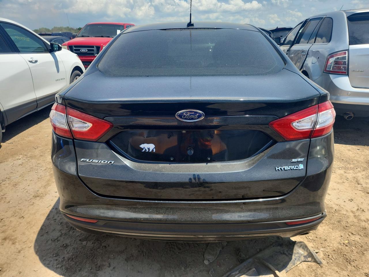 2014 Ford Fusion Se Hybrid Черный vin: 3FA6P0LU2ER190112