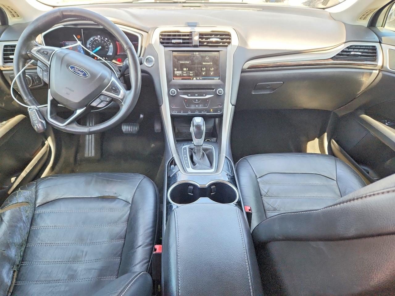 2014 Ford Fusion Se Hybrid Gray vin: 3FA6P0LU2ER195519