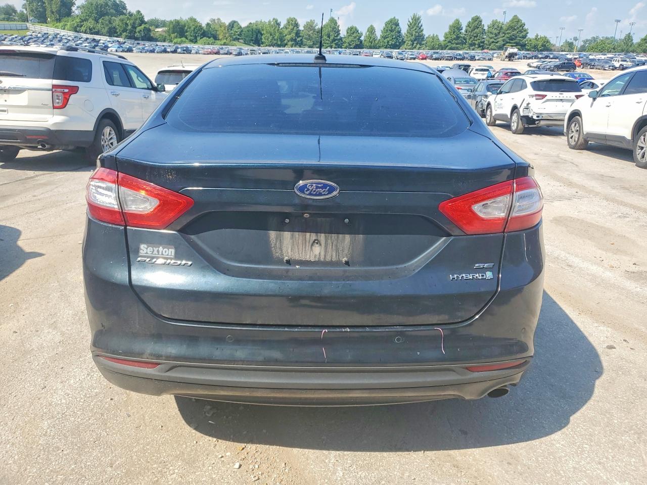 2014 Ford Fusion Se Hybrid Black vin: 3FA6P0LU2ER259980