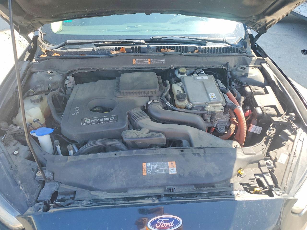 2014 Ford Fusion Se Hybrid Black vin: 3FA6P0LU2ER259980