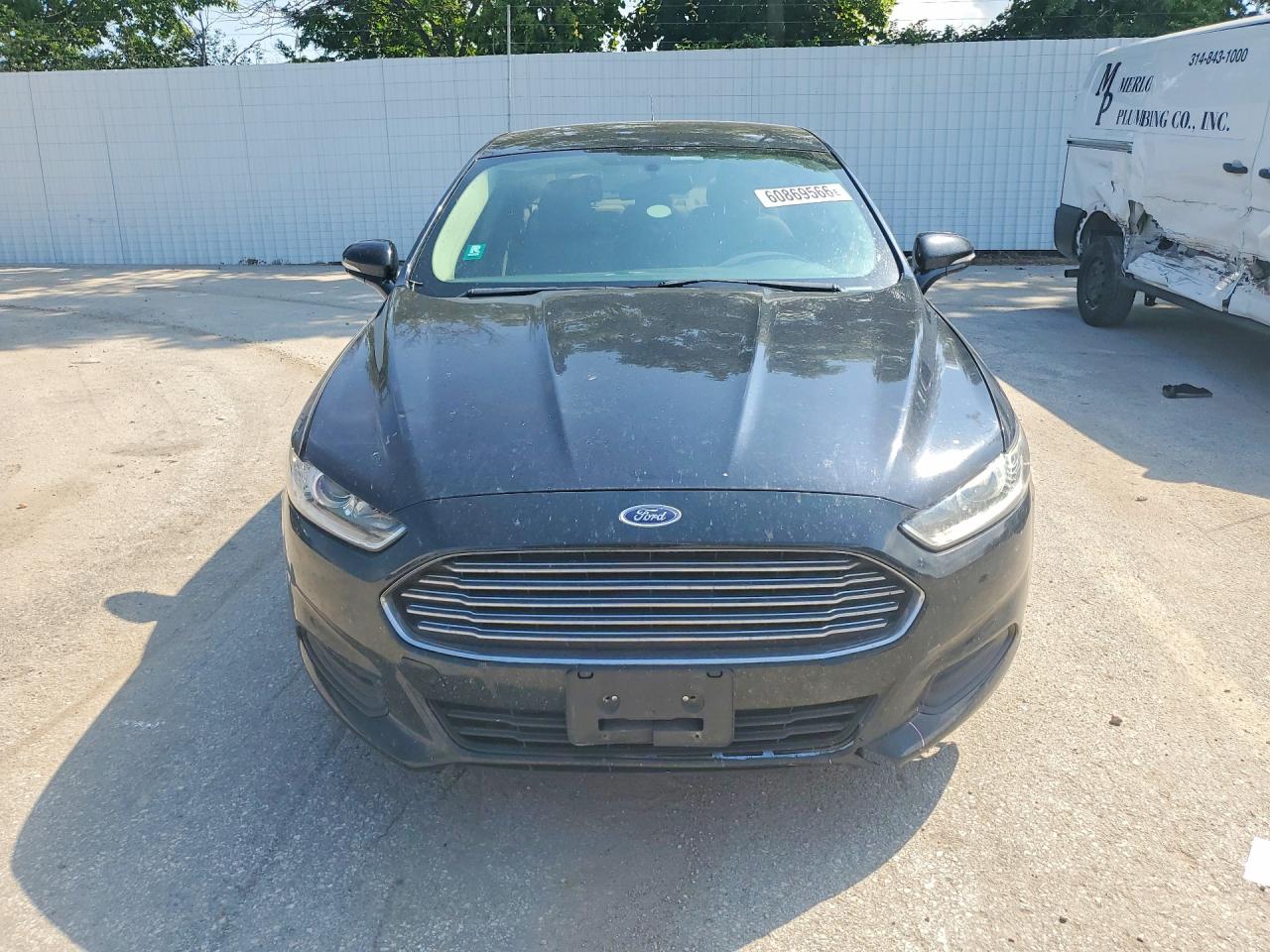 2014 Ford Fusion Se Hybrid Black vin: 3FA6P0LU2ER259980