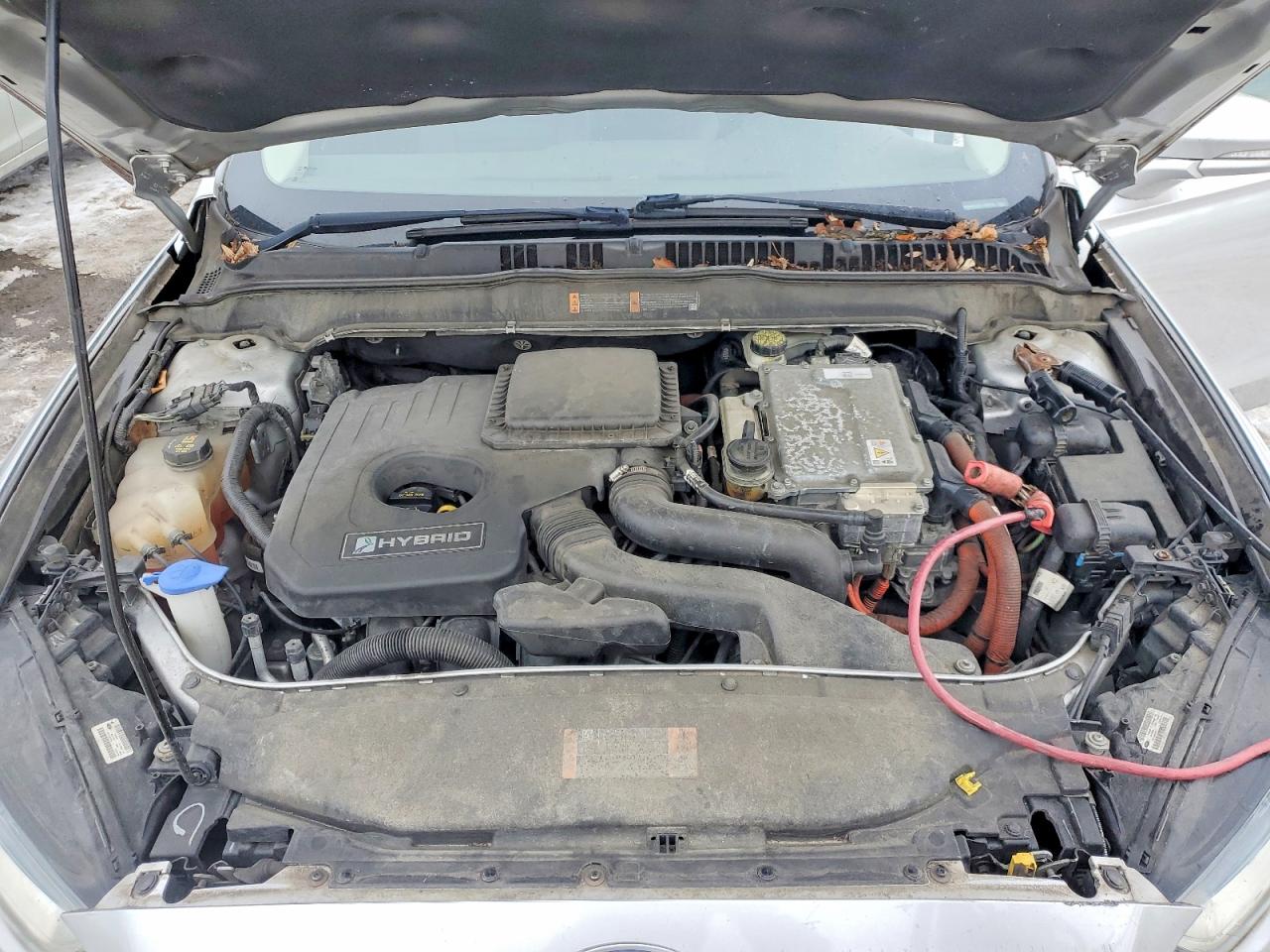 2014 Ford Fusion Se Hybrid Silver vin: 3FA6P0LU2ER296785
