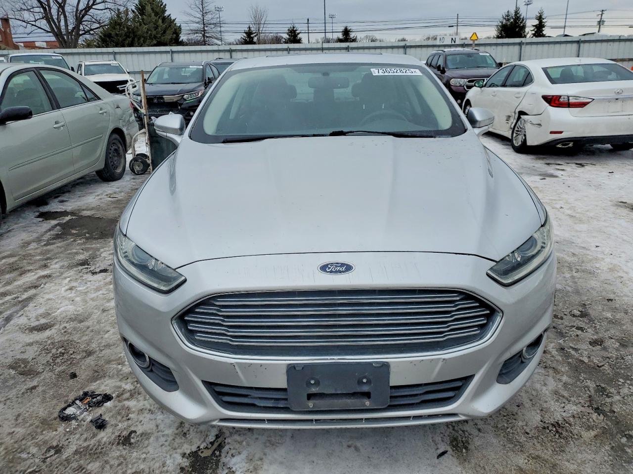 2014 Ford Fusion Se Hybrid Silver vin: 3FA6P0LU2ER296785