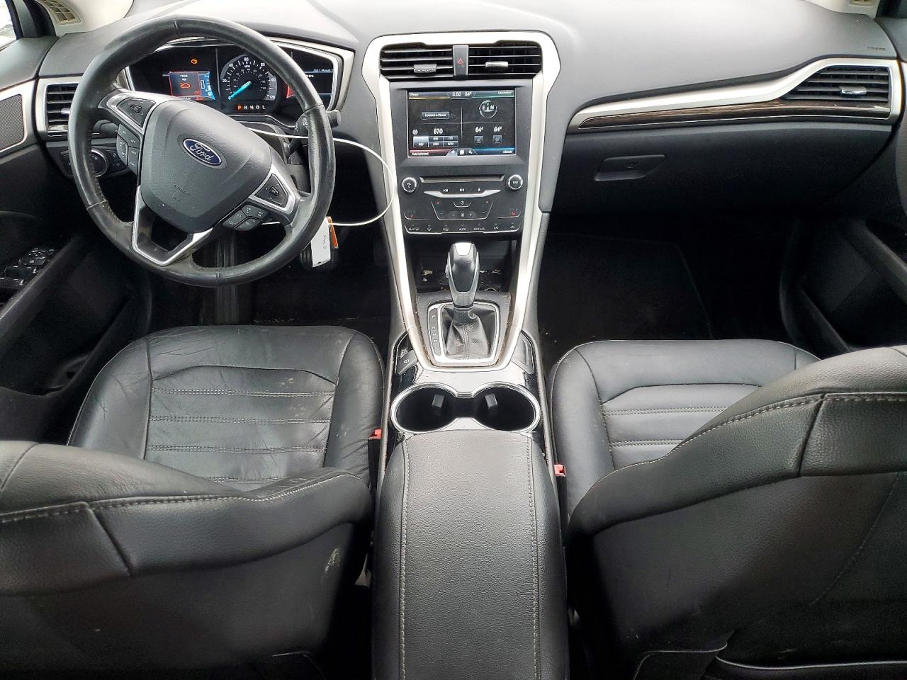 2014 Ford Fusion Se Hybrid Silver vin: 3FA6P0LU2ER296785