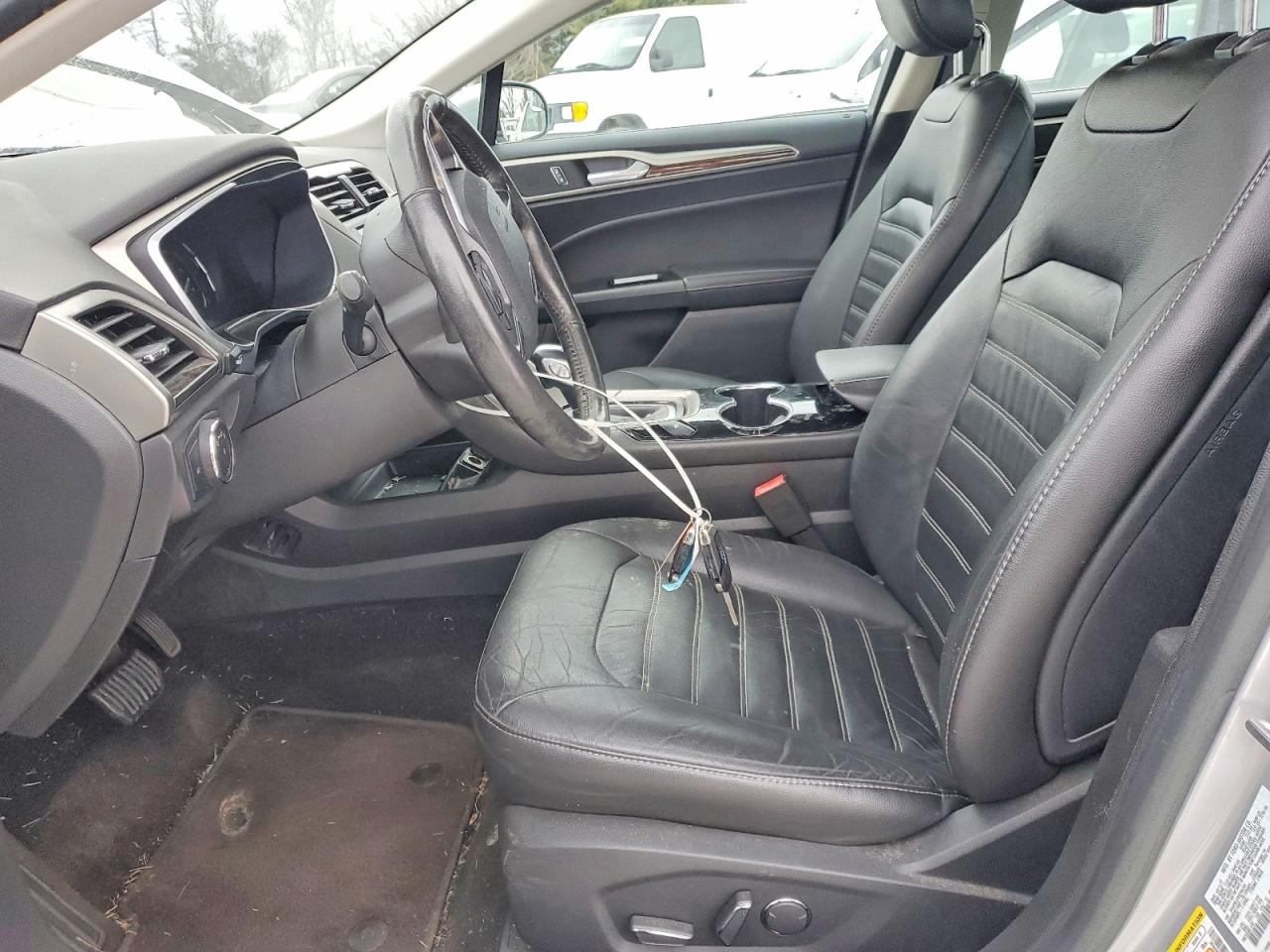 2014 Ford Fusion Se Hybrid Silver vin: 3FA6P0LU2ER296785